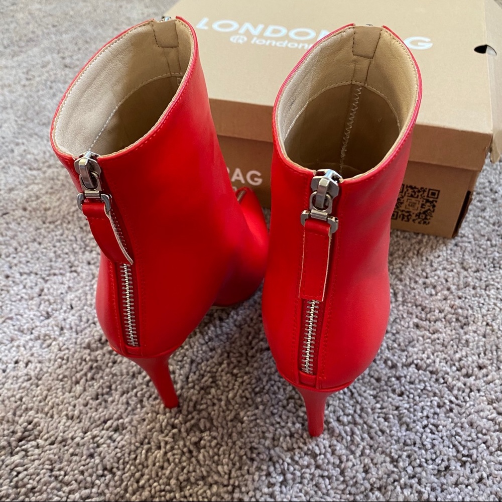 COPY - London Rag Red Booties - Picture 4 of 4